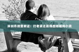 深圳市调查取证：打老婆还能挽回婚姻吗小说